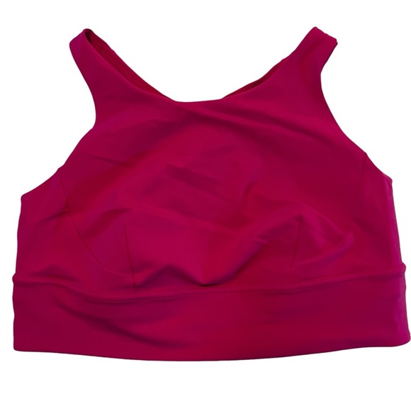 Lululemon Wunder Train Long-Line Bra Medium Support Pink 14 sports bra - Picture 6 of 14